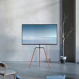 Tischhalterung für TV mit 360°-Schwenkstativ – TV-Standfuß mit Stativ, für 32- bis 65-Zoll-LCD-/LED-/OLED-Plasmafernseher, höhenverstellbarer Monitorständer, maximales Gewicht 40 kg