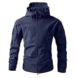 Regencape Fahrrad Windbreaker Running Regenset Regenjacke Herren Leicht Jacket Regenmantel Wasserdicht Atmungsaktiv Innenjacke Dünn Reißverschluss Wasserdichte Fahrradjacke Herren Blau L
