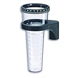 TFA Dostmann Regenmesser, 471001,wetterfest, robust, Niederschlagsmengenermittlung, schwarz, L 87 x B 87 (116) x H 205 mm