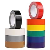 QILIMA Mehrfarbig Panzertape Reparaturband 19 mm x 9.14 m, 10 Rollen