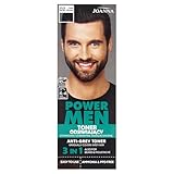 JOANNA POWER MEN Toner Dark Brown – Graue Haare kaschieren in 10 Minuten – Toning für Männer – Dark Brown Haar Toner für Bart & Haare – ohne Ansatz – 80g