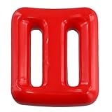 pintoc Tauchgewichte für Gerätetauchen, Gewichtsgürtel, Beschichtetes Blei, Tauchgewichte, Beschichtete Tauchgewichte, Tauchgürtelgewichte 1500 G, Rot