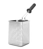 METRO Professional Pastakocher-Korb, Edelstahl, 11.4 x 12.4 x 15 cm, silber