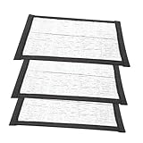 INOOMP 3 Stück Teiliges Haustier Heizmatten mit Wärmeisolierender Reflektierender Folie Langlebig und Sicher für Reptilien und Kleine Tiere im Winter Sorgt für Langanhaltende Wärme und