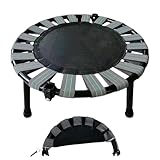 Kleines Trampolin – Faltbares Trampolin | Leiser Trampolin-Rebounder mit 75 kg Tragkraft | Workout Rebounder Trampolin zum Spielen und Workout | Gartentrampolin rund