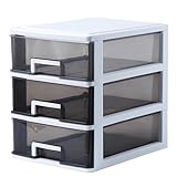 Schreibtisch-Aufbewahrungsbox – mehrstöckige Aufbewahrungsbox, transparente Schubladen, Schrank-Organizer, Arbeitsplatte, staubdicht, Make-up-Organizer für Badezimmer