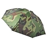 Regenschirmhut - Freihändiger Angelschirm |. Fischerhut Hut UV-Schutzschirm Verstellbarer Hut Golf Camping Strand Garten Sonnenschutz im Freien, Tarnung, riferimento alla descrizione
