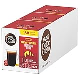 NESCAFÉ DOLCE GUSTO American Café Inspiration New York Morning Blend Kaffeekapseln 3er Pack (3 x 18 Kapseln)