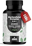 Mariendistel Artischocke Löwenzahn Komplex Hochdosiert - 150 Kapseln - 5-in-1 Leber Kur Komplex mit Mariendistel + Artischocke + Löwenzahn + Desmodium + Cholin - Vegan Laborgeprüft