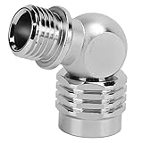 EVTSCAN Scuba Diving 90 110 Grad Schwenkadapter, Messing verchromt, für Schlauch und Atemregler der 2. Stufe, auslaufsicher, Zwei Auswahlmöglichkeiten(110 Degree Swivel)
