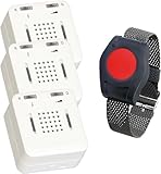 ELDAT: Mobile Hausnotruf Systeme mit Funk-Notrufsender(n) für die häusliche Pflege - Senioren Sicherheitspaket 7 mit 3X RCP24 und RT26