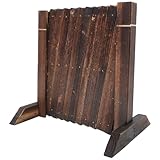 DIYEAH Ausziehbarer Holzzaun Gartenspalier 1,2m X 0,35m Ausziehbares Bambus Rankgitter für Außenbereich Balkon Terrasse Gartendekoration