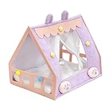 Xgdsnly Puppenbettzelt, Niedliches Mini Zelt, Miniatur Schlafzimmermöbel