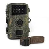 CashMuch Outdoor Tierverfolgungskamera mit 12MP & 1080P Video, 940nm No-Glow Nachtsicht, 0,8s Auslöser, IP66 wasserdicht für Wildtierüberwachung