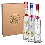 Edle Brände & Geiste | Hochwertiges Obstbrand/Obstler Geschenkset aus der Schwechower Brennerei (Präsent 11799)