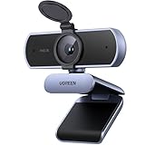 UGREEN Webcam 2K, USB A Webcam mit Mikrofo, Kamera PC, Fixfokus, 80°Sichtfeld, Kamera mit Privacy Cover, Automatische Lichtkorrektur, Stereo-Sound, Plug & Play, PC Camera für Windows/MacOS/Zoom/Skype