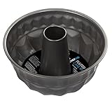 Chef Aid Antihaft-Cannelé-Kuchenform, ideal für hausgemachte Brote und Kuchen, elegantes Design, Innendurchmesser 21 cm, grau