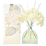 COCORRÍNA Blume 250ml Raumduft mit 8 Duftstäbchen, Clean Linen, Natürlich, Langanhaltend, Home Duft für Wohnzimmer, Schlafzimmer, Badezimmer Regal Dekor