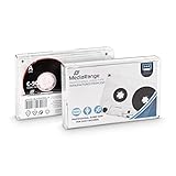 MediaRange Professionelle Audiokassette, C-90 I 90min, Typ 1, Normale Bias, transparent