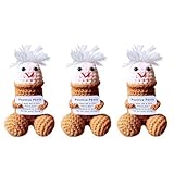 Lustige Häkelpuppe mit emotionaler Unterstützung, Geschenk, Häkeln, Ermutigung, Spielzeug, Deez-Ornament, geheime Geschenke für Freund, Weihnachtsmann, Penis für Kartoffeln, Stützpuppen, Plüsch,