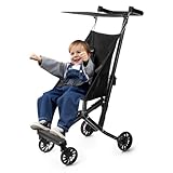 Sinbide tragbarer faltbarer Kinderwagen, mit einer Hand zusammenklappbar, verstellbares Verdeck, geeignet von 6 Monaten bis 4 Jahren, tragbarer und leichter Reisekinderwagen, max. Belastbarkeit 20 kg