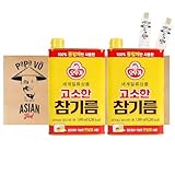 2x1Liter Sesamöl geröstet + 2 Papa Vo Stäbchen