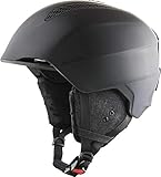 Alpina Grand - Sicherer, Optimal Klimatisierter, Bruchfester & Anpassbarer Skihelm Für Erwachsene, Black matt, 54-57 cm