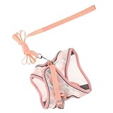FUTUREORYY 1 Satz Hundegeschirr und Leine für Hund Hundezubehör Hundeketten für draußen klein mittel Geschirr für Welpen Stoff Hundeleinen Haustierkabelbaum Hundegeschirre Polyester Rosa
