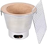 Japanischer koreanischer Holzkohlegrill, Tandoor, Verbraucher, kommerzieller kompakter Kohlegrill, altmodische Küche, praktischer Outdoor-Grill