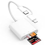 4 in 2 Micro SD Kartenleser USB C Kartenleser, SD Card Reader USB C for iPhone