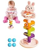 Ball Drop, rotierendes Basketballspielzeug, Kugelbahn, interaktiver Turm, Lernspiel, Vorschullernen, für Zuhause und Reisen