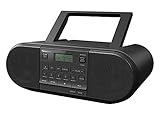 Panasonic RX-D552E-K CD Boom Box (Digitalradio DAB+, UKW, CD Player, USB, Bluetooth, Netz- und Batteriebetrieb) schwarz