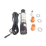 DC Deep Well Pumpe Solar Wasser Booster großer Fluss hoher Lift 20meter 24 V Edelstahl Korrosion beständig für Häuserbetriebe Bewässerungsgärten Fields Teiche Pools Boote