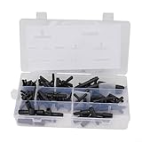 Vakuumschlauchverbinder-Sortiment, 113-teilig, mit Nylon-T-Verbindern für Automobil-Vakuumleitungen, geeignet für Reparatur- und Wartungsaufgaben