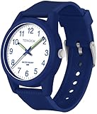 TENOCK Analoge Kinderuhren für Jungen Mädchen Kinderuhren Zeit Lernen 5ATM wasserdicht Kinderuhr leicht zu lesen für Alter 4-12 Kinder große Geburtstagsgeschenke (Blau)