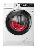 AEG LR7D70490 Waschmaschine – Serie 7000 ProSteam: Auffrischfunktion mit Dampf statt Waschen & AutoDose: automatische Waschmitteldosierung – 9 kg – WiFi – Mengenautomatik – Wasserstopp – 1400 U/min