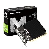 maxsun Grafikkarten GT 730 Externe Grafikkarte Nvidia GPU für Computer PC GDDR3 ITX Design PCI Express DVI-I, HDMI, VGA, 4K (4GB 4xHDMI)