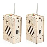 Okeeyseda 2-Teiliges DIY-Walkie-Talkie-Modell, Wissenschaftliches Spielzeug, Experimentier-Toolkit für Kinder, Lernen, Bildung, Puzzlespiele