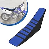 JFG RACING Motorrad Sitzbankbezug,Blau Motorrad Greifer Weiche Motorrad Sitzbezug Universal Gummi Greifer Soft Sitzbezug für Dirt Bike Motorrad