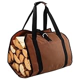 Holzkörbe – ideale Holzkörbe für Holzbrenner im Innenbereich – stilvolle und langlebige Holzkörbe für Kaminholzaufbewahrung, perfekt für Holzscheite in Wohnzimmern, Kaminen oder Camping im Freien