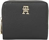 Tommy Hilfiger Damen Geldbörse Soft Logotape Klein, Schwarz (Black), Einheitsgröße