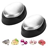 2 Stück Edelstahlseife mit Ablageschale, KüChenseife aus Edelstahl, Metallseife Festes Deodorant, Metall Soapi zur Geruchsentfernung, Edelstahl Seife zur Desodorierung Von Lebensmitteln