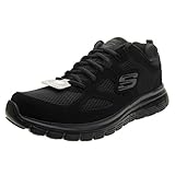 Skechers Burns- Agoura Herren Turnschuhe, Black, 46 EU