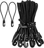 ZhuoFan 20 Stück Spanngummi Mit Haken schwarz, Expander 10 cm Multifunktional Planenspanner Gummispanner sonnensegel Befestigung für Planen Zelt Net Camping gepäckspanner