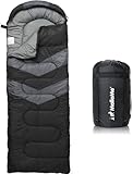 MalloMe Schlafsack Outdoor - Schlafsack Erwachsene und Kinder - Schlafsacke Winter, Schlafsäcke, Camping Sleeping Bag, Deckenschlafsack - Winterschlafsack - Leicht, Tragbar, Warm, Deckenschlafsäcke