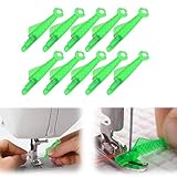 Bipl 10 Stück Nadeleinfädler, Einfädler für Nähmaschinen, Kunststoff Nähnadeln Einfädler, Einfädelhilfe für Nähnadeln, Automatischer Einfädler Nadel Threading Tool für Handnähen, Nähmaschinen Zubehör