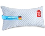 KUFIKUF Kopfkissen 40x80,Höhenverstellbares Mikrofaser Kissen,Kühlendes/Warm Kopfkissen,Schlafkissen für Allergiker geeignet, Atmungsaktiv Nackenstützkissen,für Seitenschläfer und Rückenschläfer