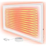 Mursche Infrarotheizung Energiesparend Infrarot Wandheizung - 290W Heizung Elektrisch Wandmontage Elektroheizung Wand Badezimmer mit Überhitzungsschutz Heizkörper Infrarotheizkörper Infrared Heater