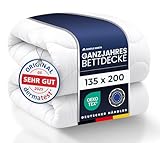Gentle North Bettdecke 135x200 als Schlafdecke - Ganzjahresdecke für Allergiker geeignet - Weiche Steppdecke - Besonders Flauschig & waschbar bei 60°