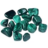 Malachitkristall Verschiedene Formen 1-1.6 Malachitstein Exquisit einzigartiger Sorgenstein für Hexerei, Kristalle und Heilsteine, etwa 100 g Kristall